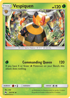 Vespiquen Lost Thunder card