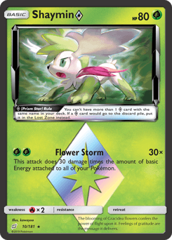 Shaymin Team Up card