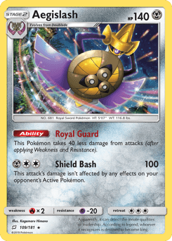 Aegislash Team Up card