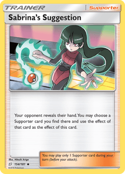 Sabrina's Suggestion Team Up card
