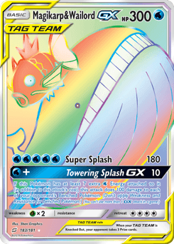 Magikarp & Wailord-GX Team Up card
