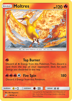 2019 Team Up Moltres #19