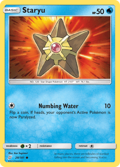 2019 Team Up Staryu #28