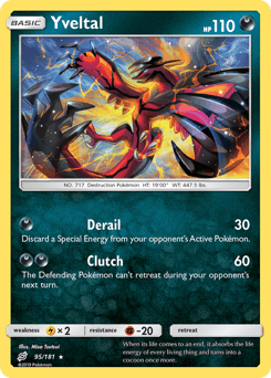 Yveltal Team Up card
