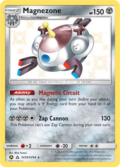 Magnezone Hidden Fates Shiny Vault card