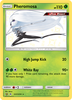 Pheromosa Hidden Fates Shiny Vault card