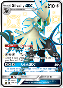 Silvally-GX Hidden Fates Shiny Vault card