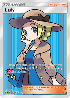 Lady Hidden Fates Shiny Vault card