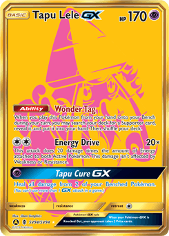 Tapu Lele-GX Hidden Fates Shiny Vault card