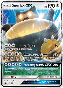 2017 SM Black Star Promos Snorlax-GX #SM05