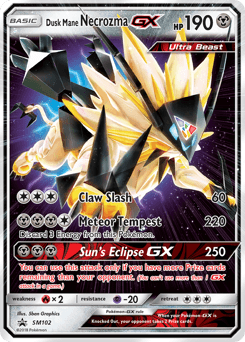 Dusk Mane Necrozma-GX SM Black Star Promos card