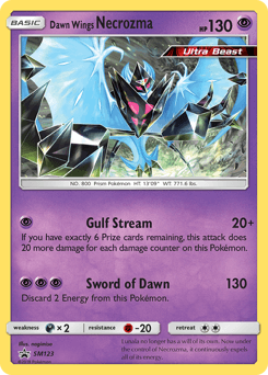2017 SM Black Star Promos Dawn Wings Necrozma #SM123