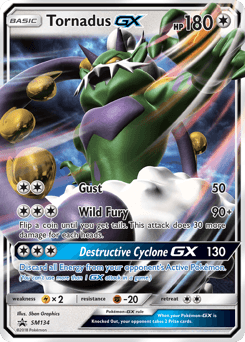 2017 SM Black Star Promos Tornadus-GX #SM134