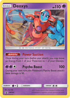 Deoxys SM Black Star Promos card