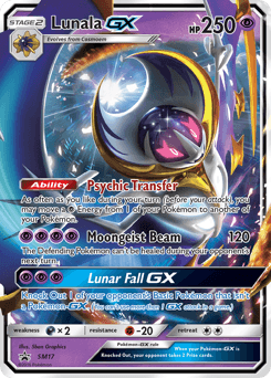 Lunala-GX SM Black Star Promos card