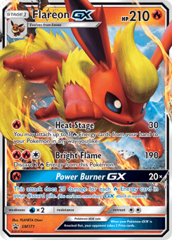 2017 SM Black Star Promos Flareon-GX #SM171