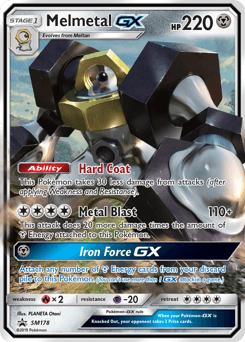 2017 SM Black Star Promos Melmetal-GX #SM178