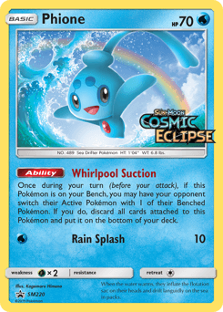 Phione SM Black Star Promos card
