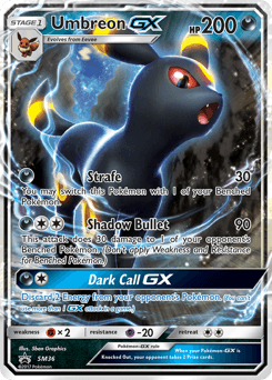 Umbreon-GX SM Black Star Promos card