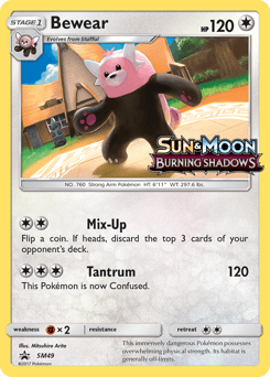 Bewear SM Black Star Promos card