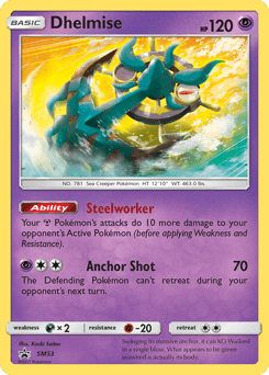 Dhelmise SM Black Star Promos card