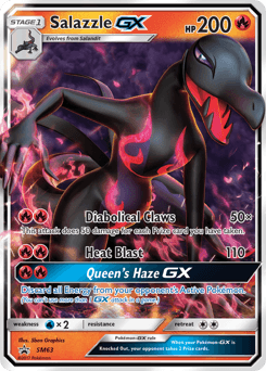 Salazzle-GX SM Black Star Promos card