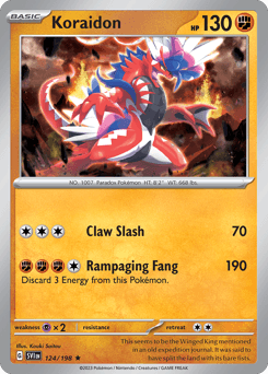 Koraidon Scarlet & Violet card