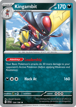 Kingambit Scarlet & Violet card