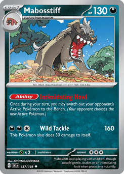 Mabosstiff Scarlet & Violet card