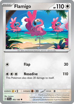 Flamigo Scarlet & Violet card