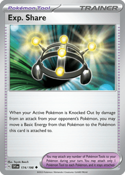 Exp. Share Scarlet & Violet card