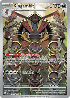 Kingambit Scarlet & Violet card