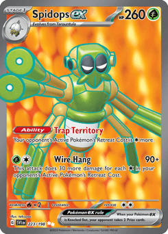 Spidops ex Scarlet & Violet card