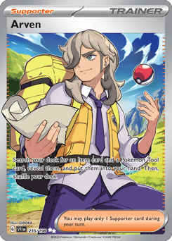 Arven Scarlet & Violet card