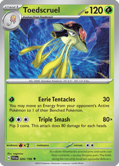 Toedscruel Scarlet & Violet card