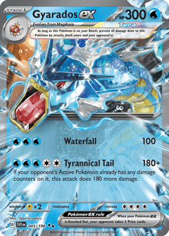 Gyarados ex Scarlet & Violet card