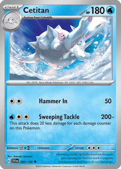 Cetitan Scarlet & Violet card