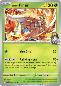 2025 Destined Rivals Ethan's Pinsir #1