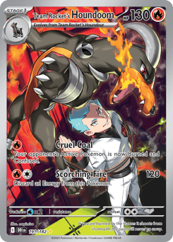 2025 Destined Rivals Team Rocket's Houndoom #191