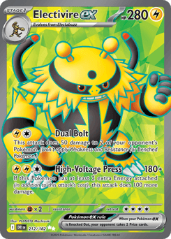 2025 Destined Rivals Electivire ex #212