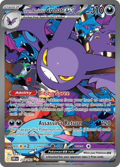 2025 Destined Rivals Team Rocket's Crobat ex #234