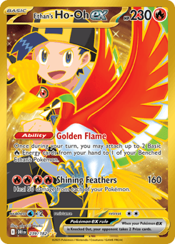 Ethan's Ho-Oh ex Destined Rivals card