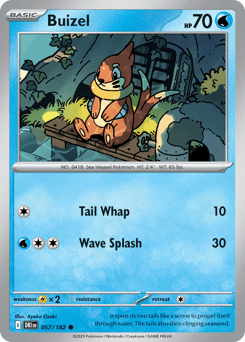 2025 Destined Rivals Buizel #57