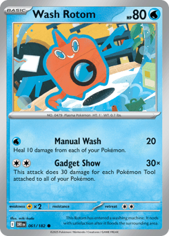 Wash Rotom Destined Rivals card