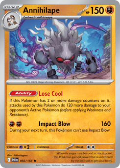 Annihilape Destined Rivals card