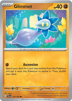 Glimmet Paldea Evolved card