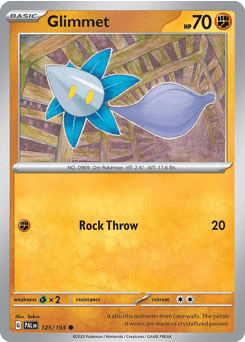 Glimmet Paldea Evolved card