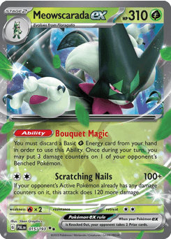 2023 Paldea Evolved Meowscarada ex #15