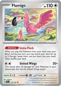 Flamigo Paldea Evolved card