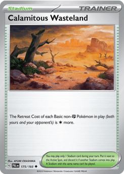2023 Paldea Evolved Calamitous Wasteland #175
